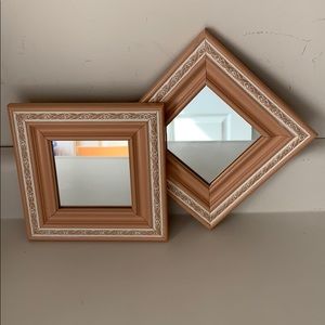 2 Small Accent Mirrors